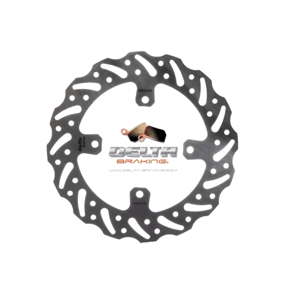 Wave-Bremsscheibe hinten