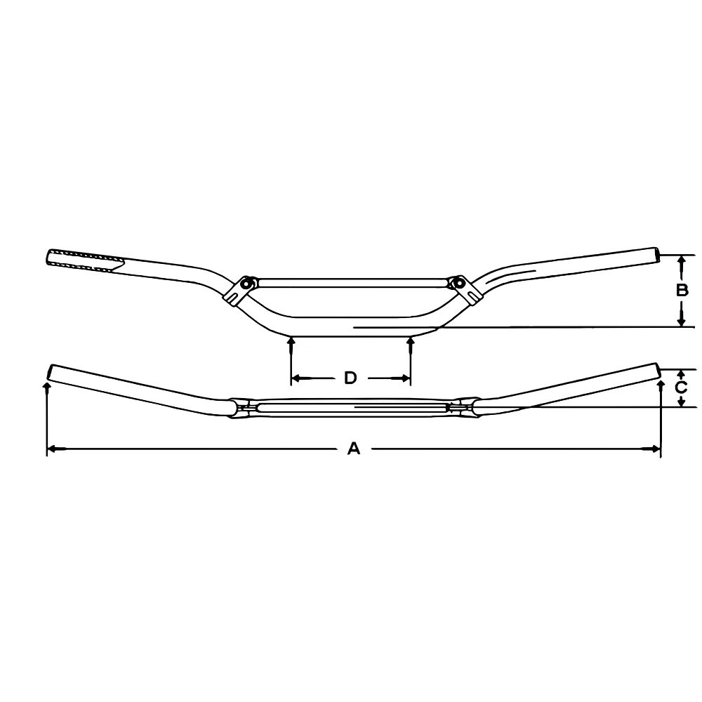 Taper-X Lenker Boni Replica / schwarz – Bild 2